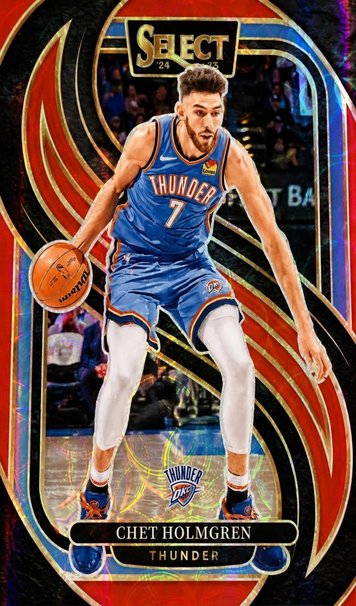 2024 Panini Select Basketball Red Scope Chet Holmgren #128