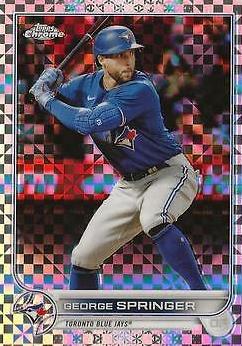 2022 Topps Chrome Baseball X-Fractor George Springer #214