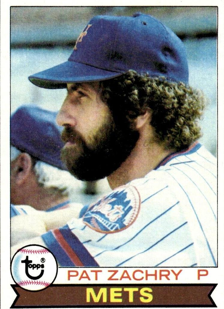 1979 Topps Baseball Pat Zachry #621 PSA 8.5