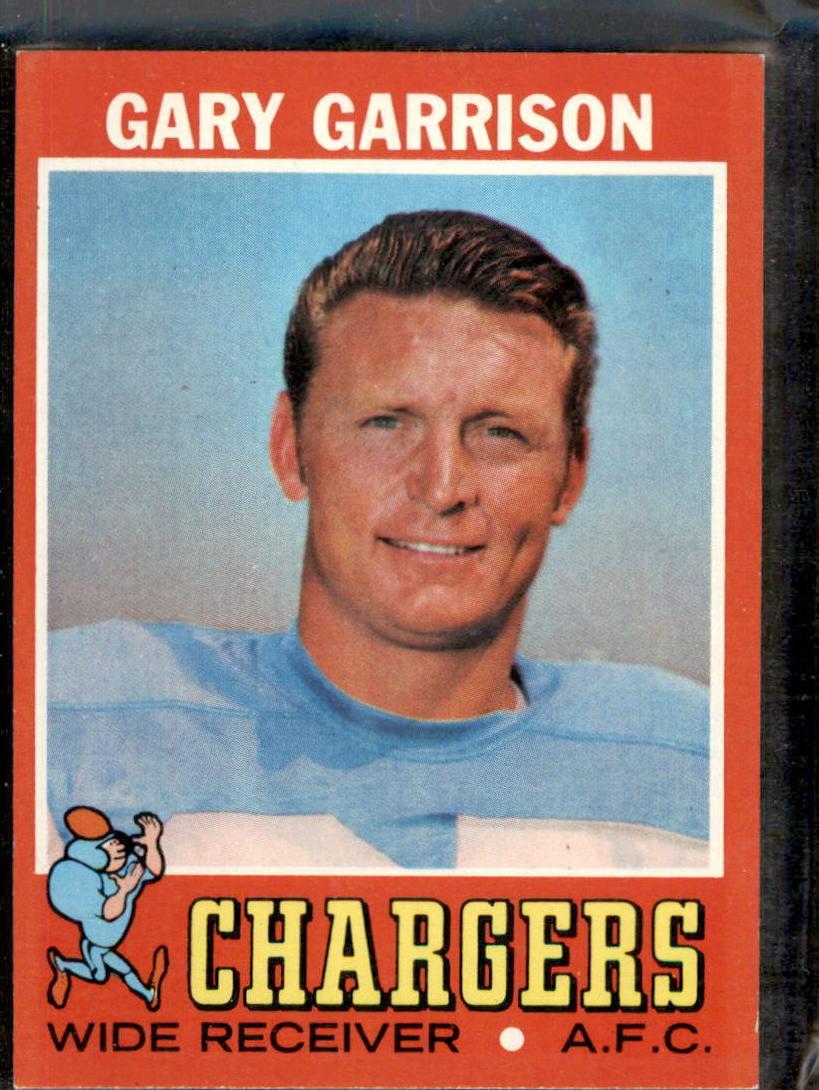 1971 Topps Football Gary Garrison #172