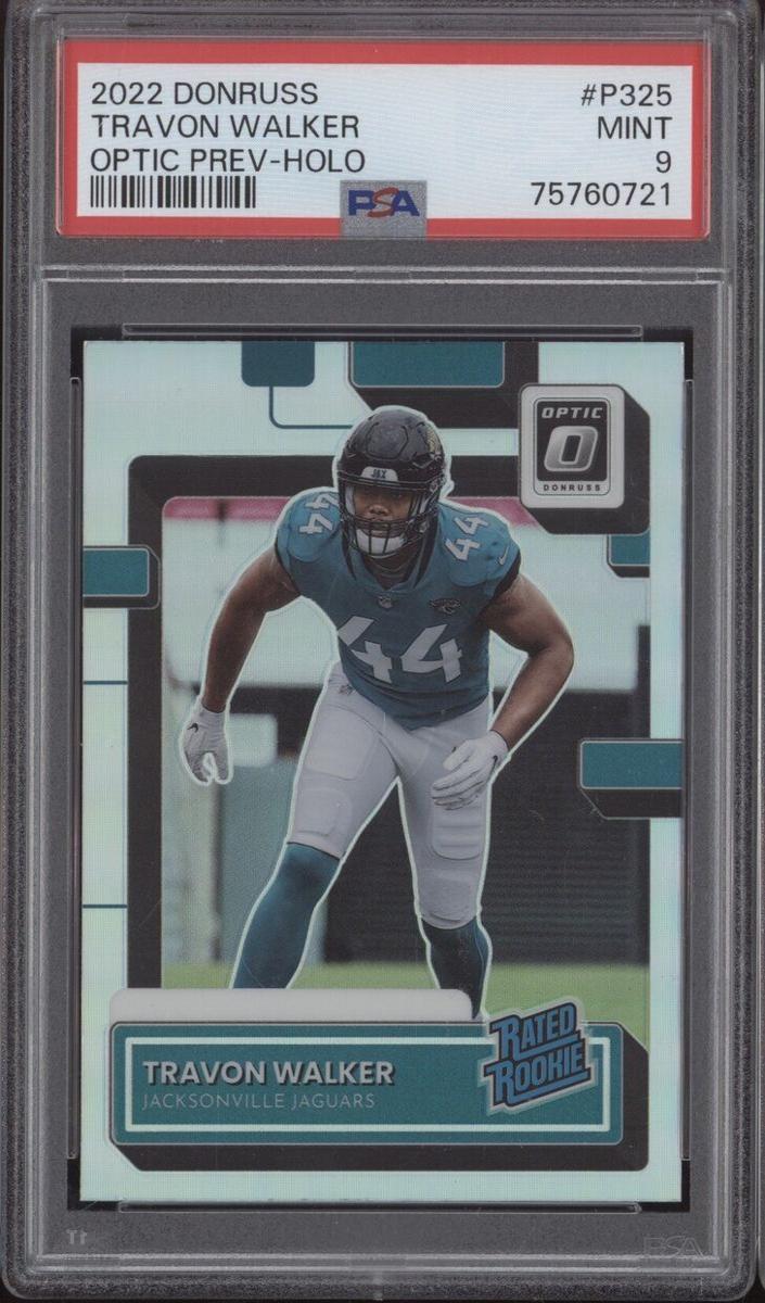 2022 Panini Donruss Football Holo Travon Walker #325 PSA 8.5