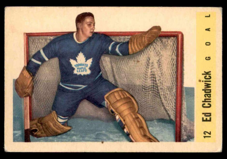 1958 Parkhurst Hockey Ed Chadwick #12