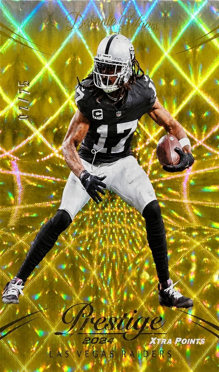 2024 Panini Prestige Football Gold Xtra Points Davante Adams #156