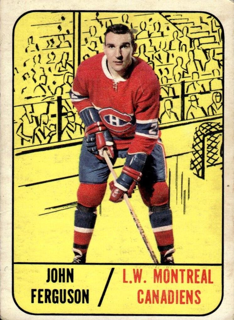 1967 Topps Hockey John Ferguson #69 PSA 9