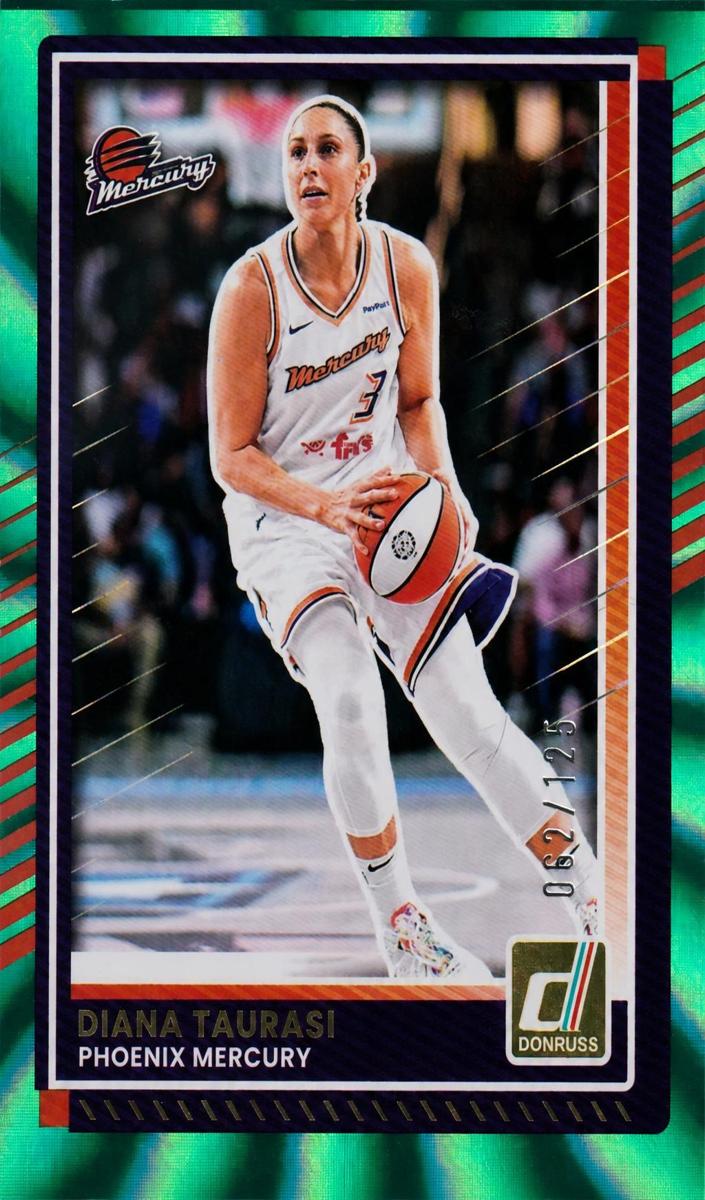 2025 Panini Donruss WNBA Basketball Teal Laser Diana Taurasi #14
