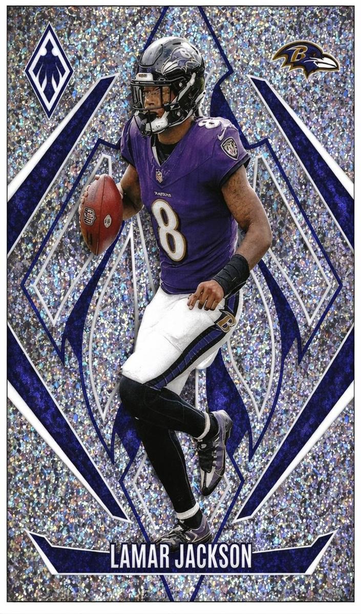 2024 Panini Phoenix Football International Lamar Jackson #102 PSA 10