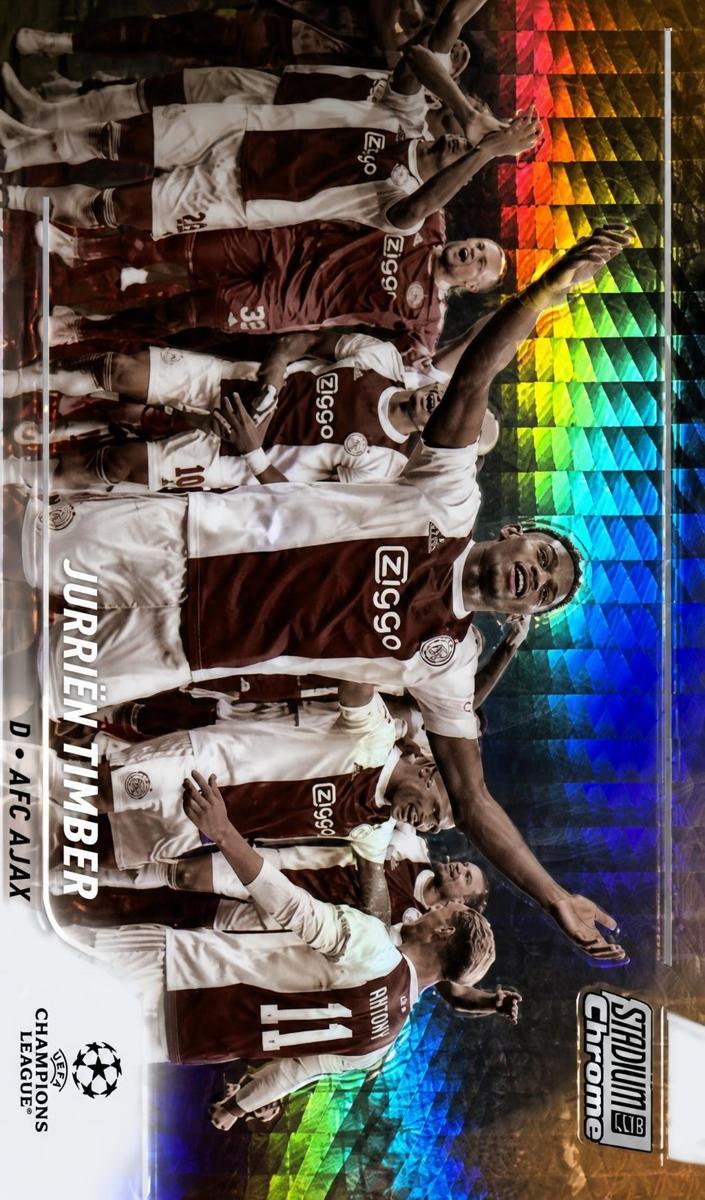 2021 Topps Stadium Club Chrome UEFA Champions League Soccer Sepia Jurrien Timber #2