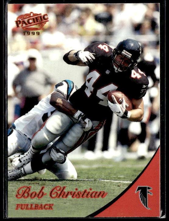1999 Pacific Football Gold Bob Christian #19