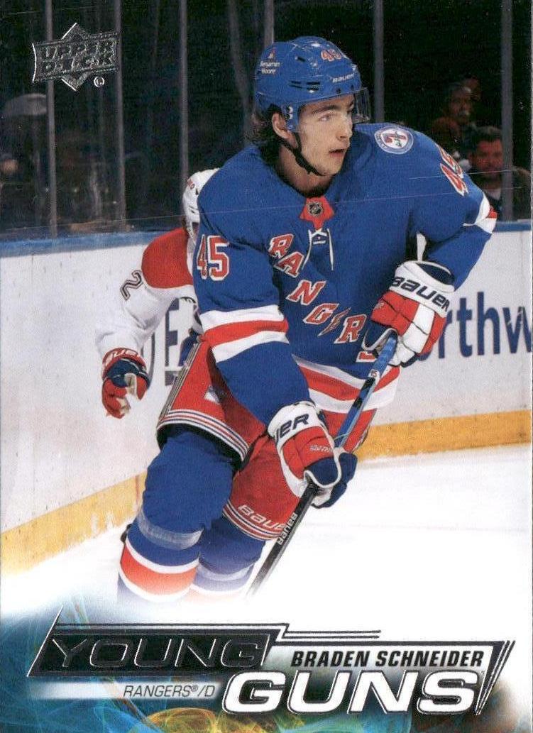 2022 Upper Deck Hockey Braden Schneider #214 PSA 9