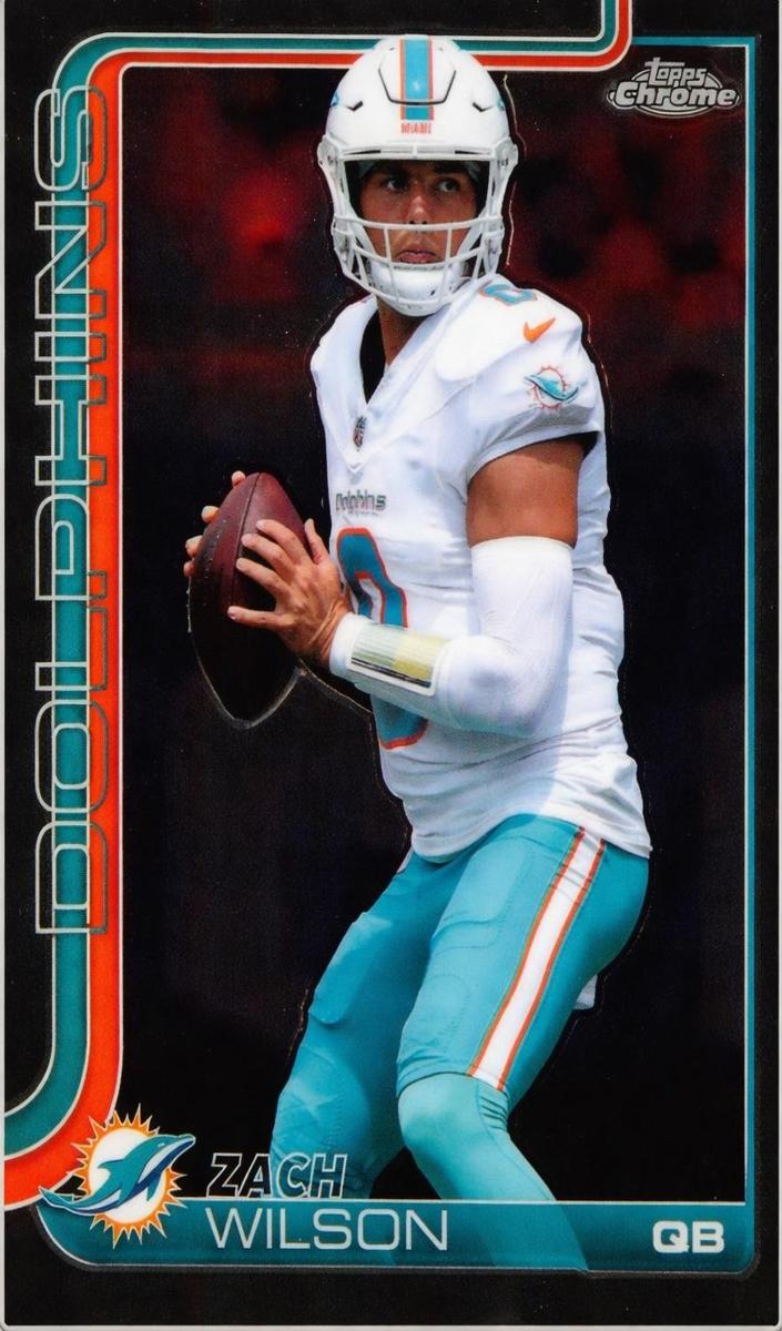 2025 Topps Chrome Football Zach Wilson #189