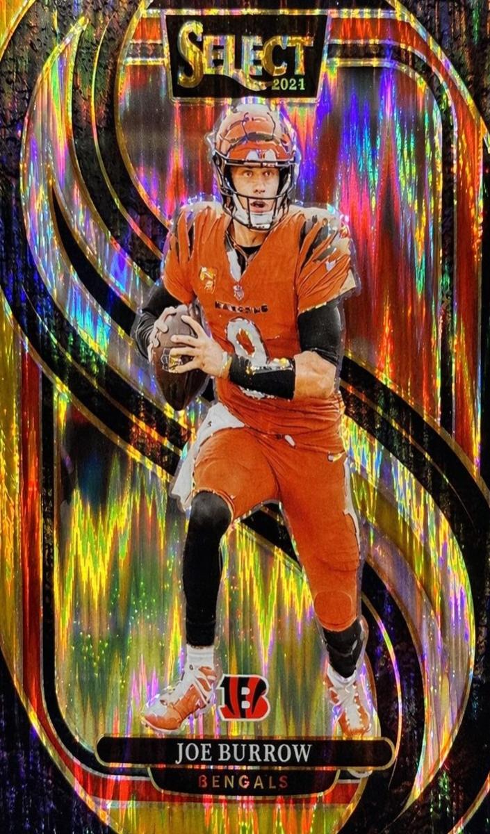 2024 Panini Select Football Black and Gold Shock Joe Burrow #127 PSA 9