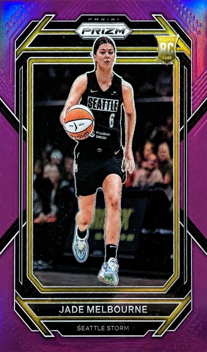 2023 Panini Prizm WNBA Basketball Purple Jade Melbourne #131 PSA 10