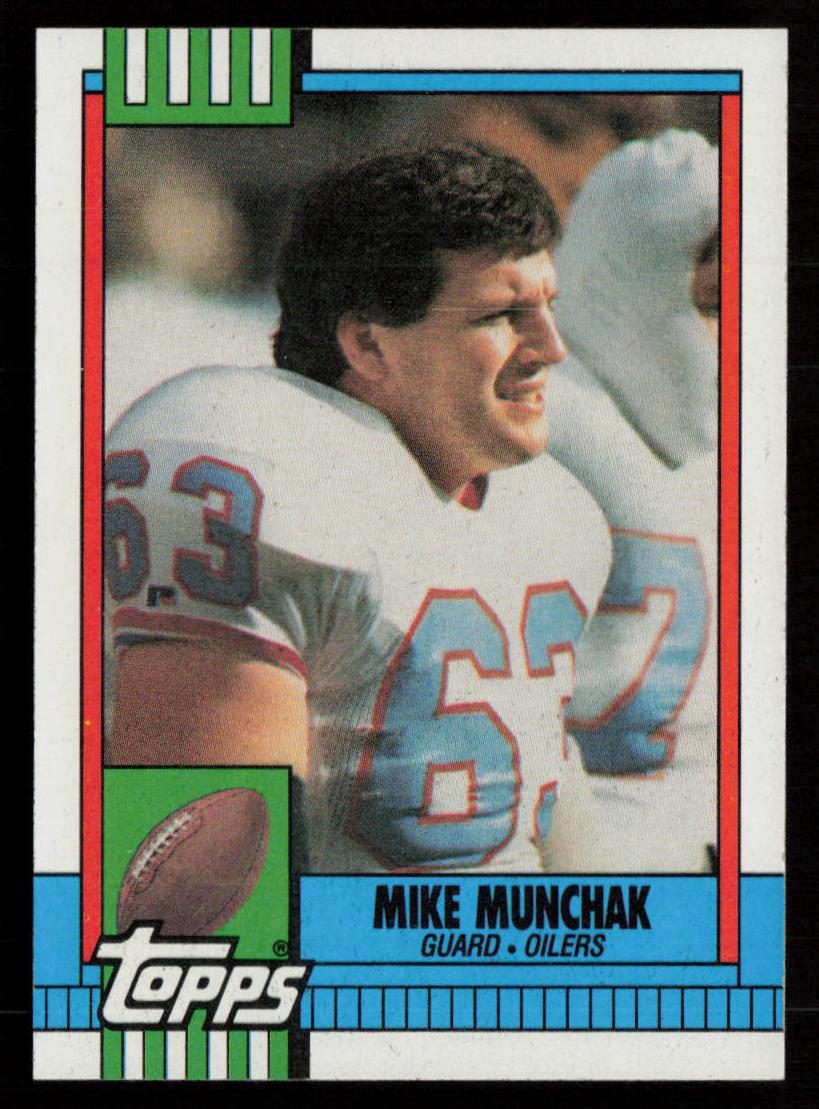 1990 Topps Football Mike Munchak #214 PSA 10