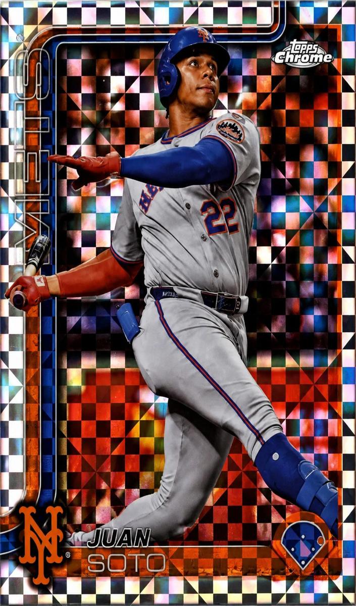 2025 Topps Chrome Baseball X-Fractor Juan Soto #200