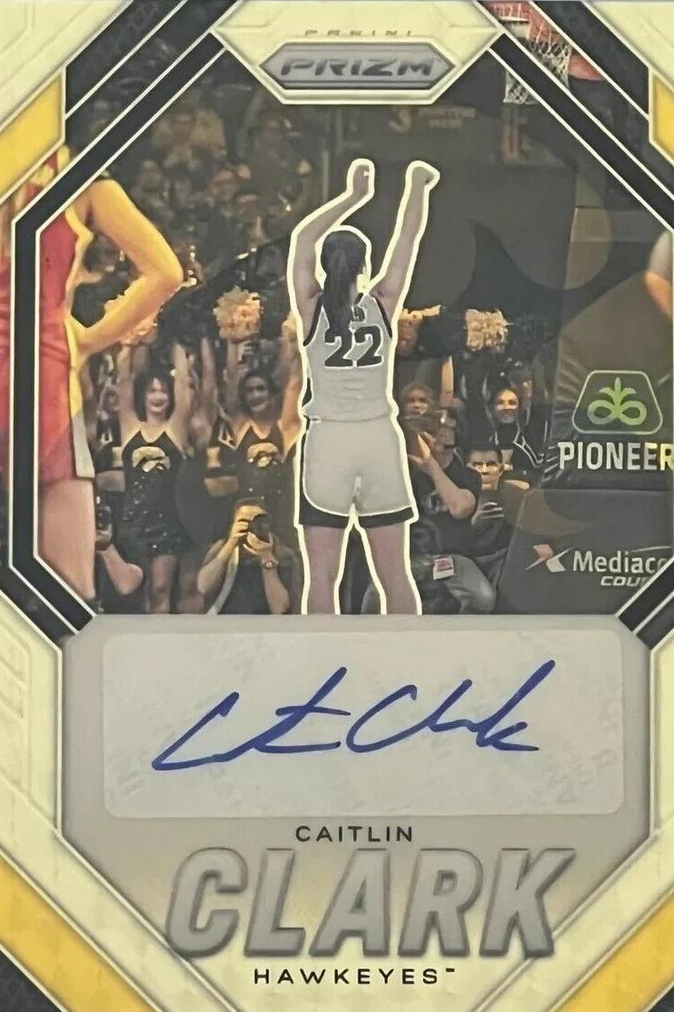 2024 Panini Caitlin Clark Collection Basketball Gold Vinyl Caitlin Clark #CC