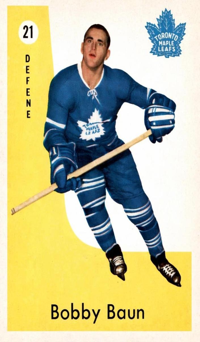 1959 Parkhurst Hockey Bob Baun #21