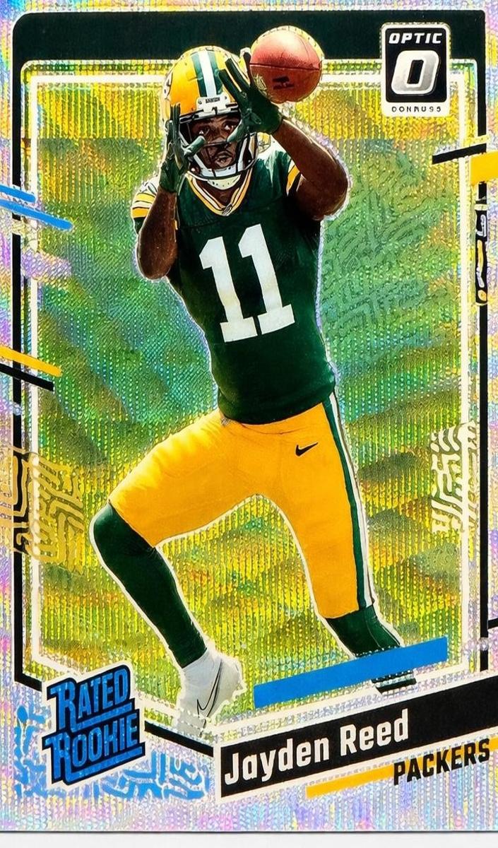 2023 Donruss Optic Football Wave Jayden Reed #239