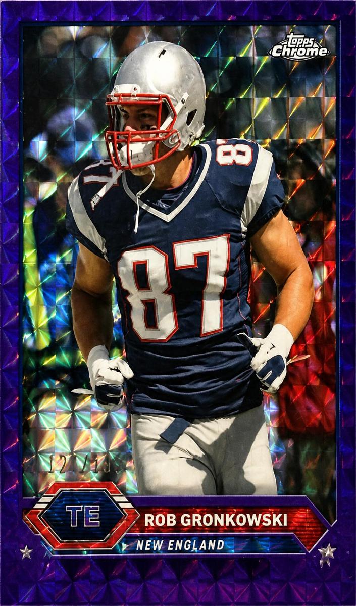 2023 Topps Composite Football Purple Geometric Rob Gronkowski #27