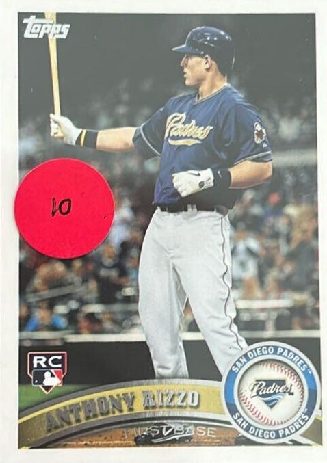 2011 Topps Update Baseball Anthony Rizzo #US55