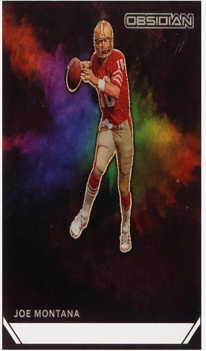 2022 Panini Obsidian Football Joe Montana #CBB-JMO SGC 9