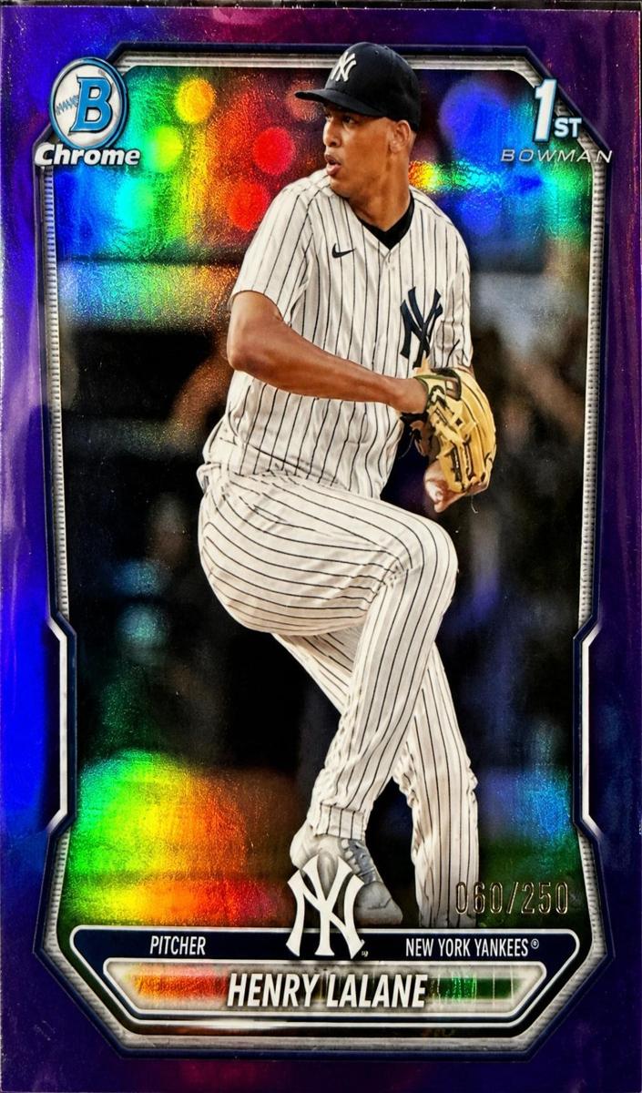2026 Bowman Baseball Purple Refractor Henry Lalane #CPA-HL