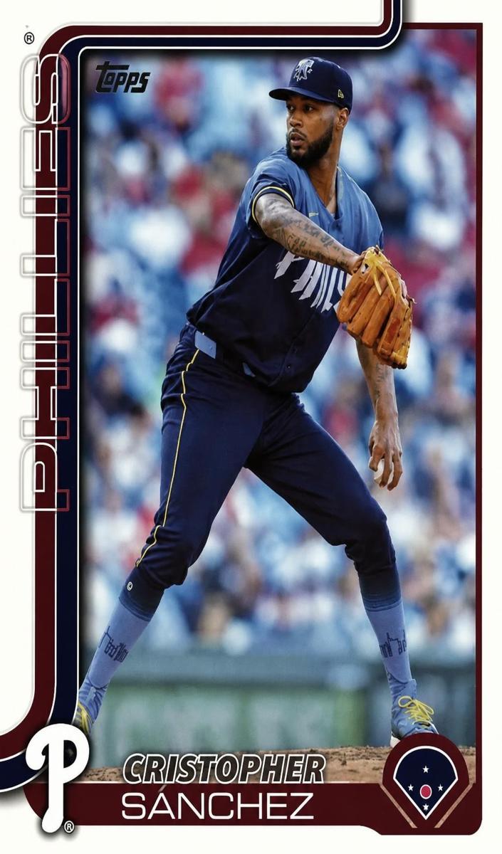 2025 Topps Baseball Rainbow Foilboard Cristopher Sanchez #109