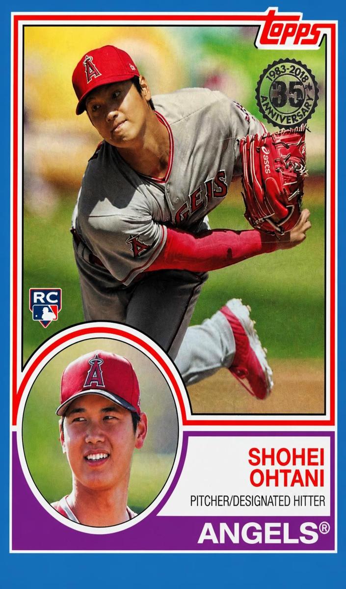 2018 Topps Update Baseball Blue Shohei Ohtani #83-2 PSA 10
