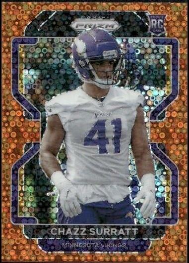 2021 Panini Prizm Football Disco Chazz Surratt #419