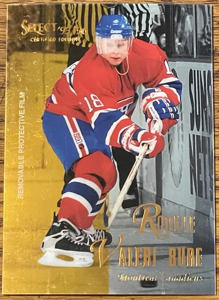 1995 Select Certified Hockey Valeri Bure #131
