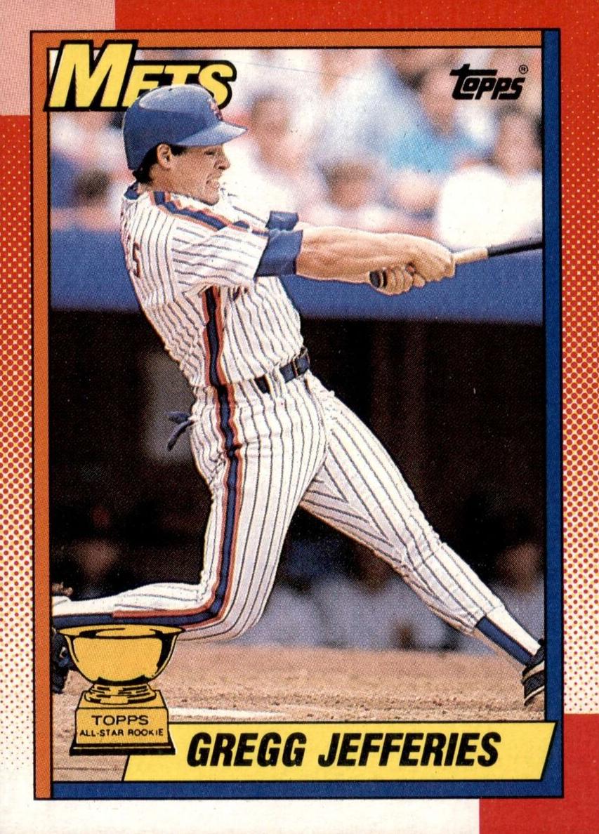 1990 Topps Baseball Gregg Jefferies #457