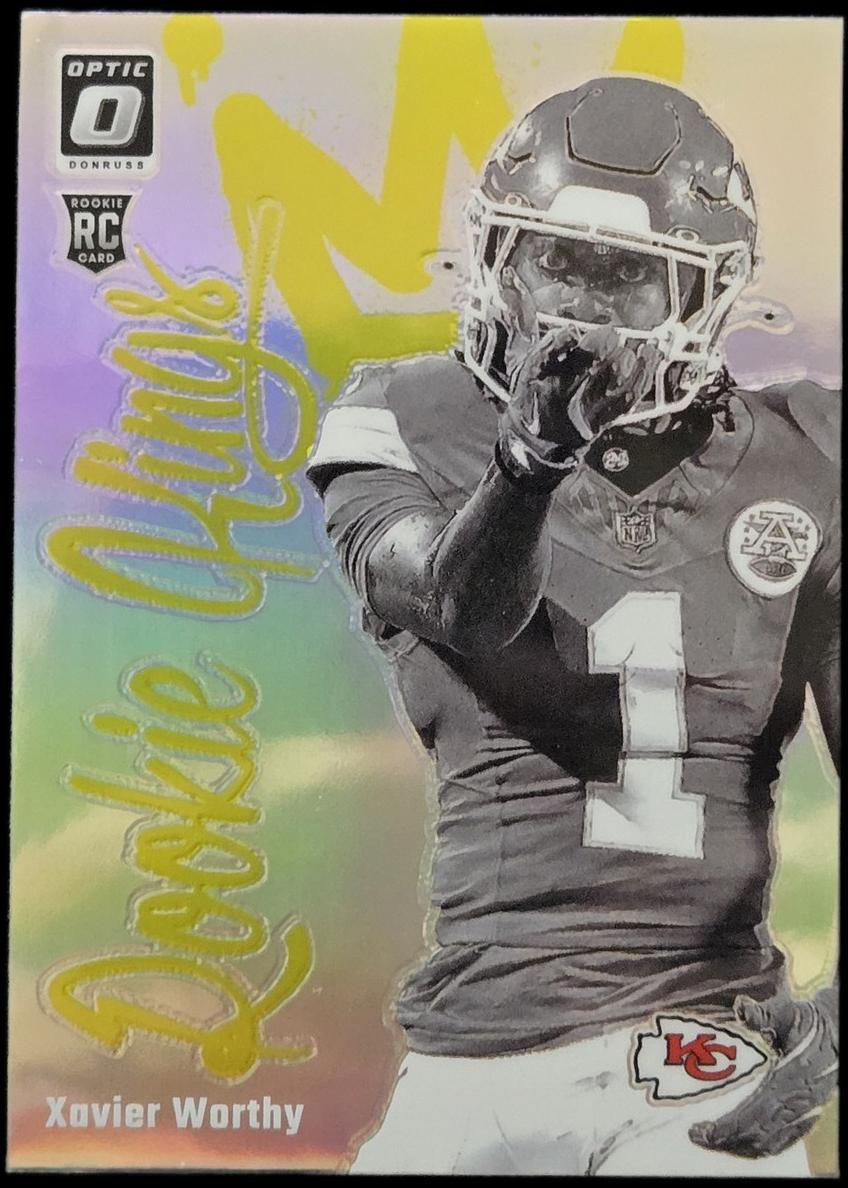 2024 Donruss Optic Football Xavier Worthy #8 PSA 10