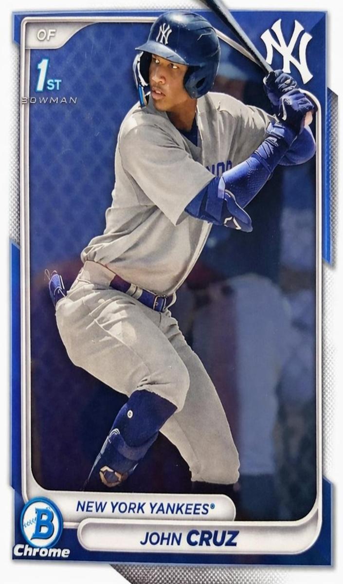 2024 Bowman Chrome Prospects Baseball John Cruz #BCP-77 PSA 10