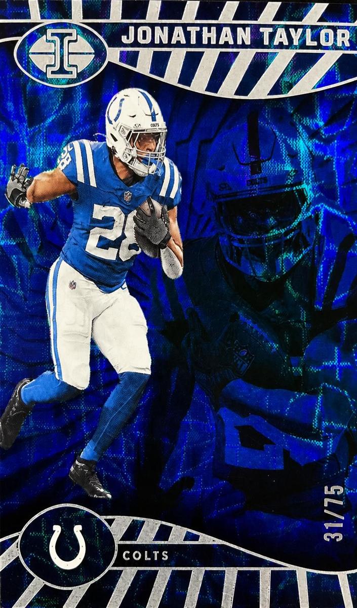 2024 Panini Illusions Football Sapphire Trophy Collection Jonathan Taylor #37