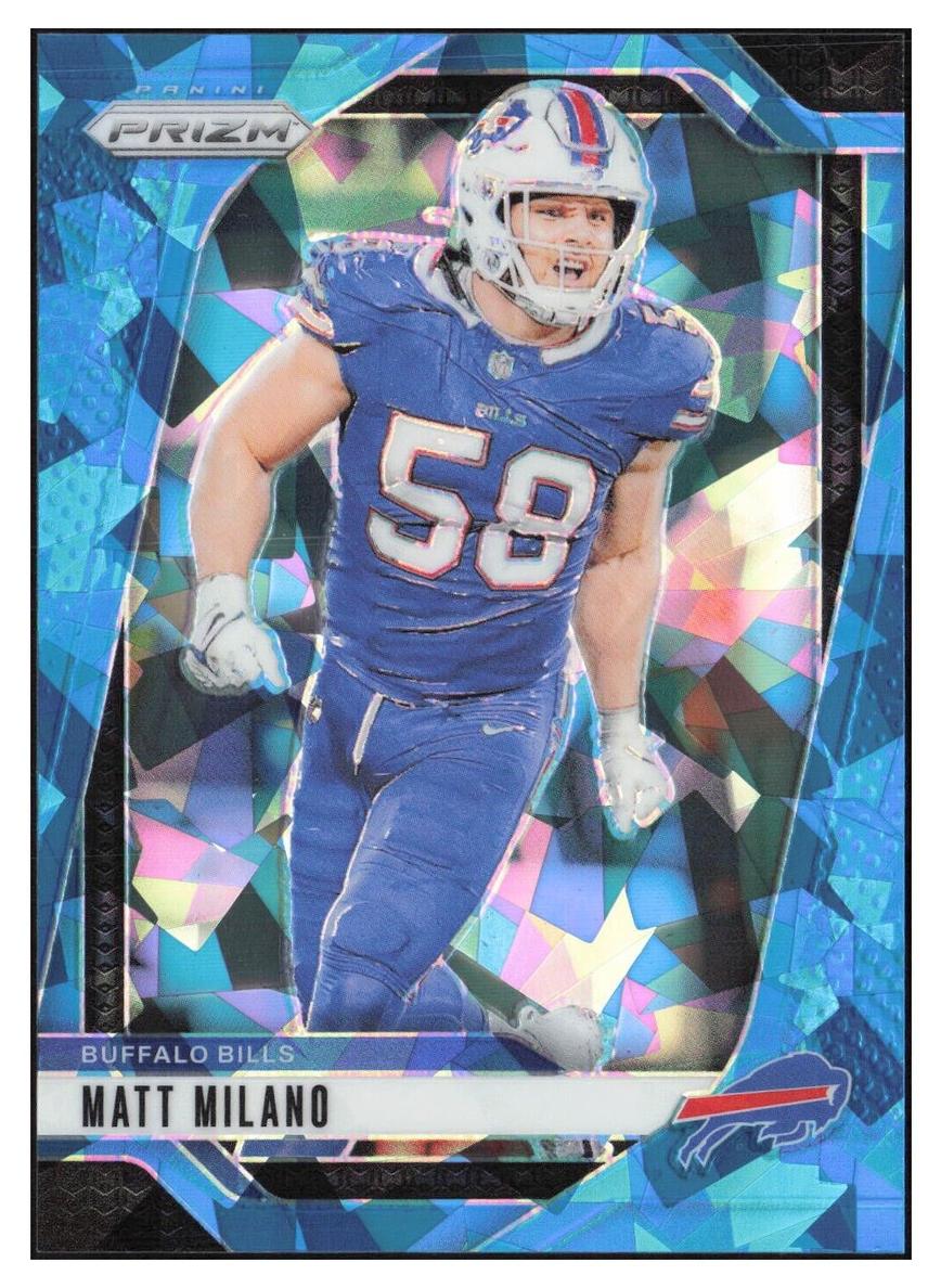 2024 Panini Prizm Football Blue Ice Matt Milano #33
