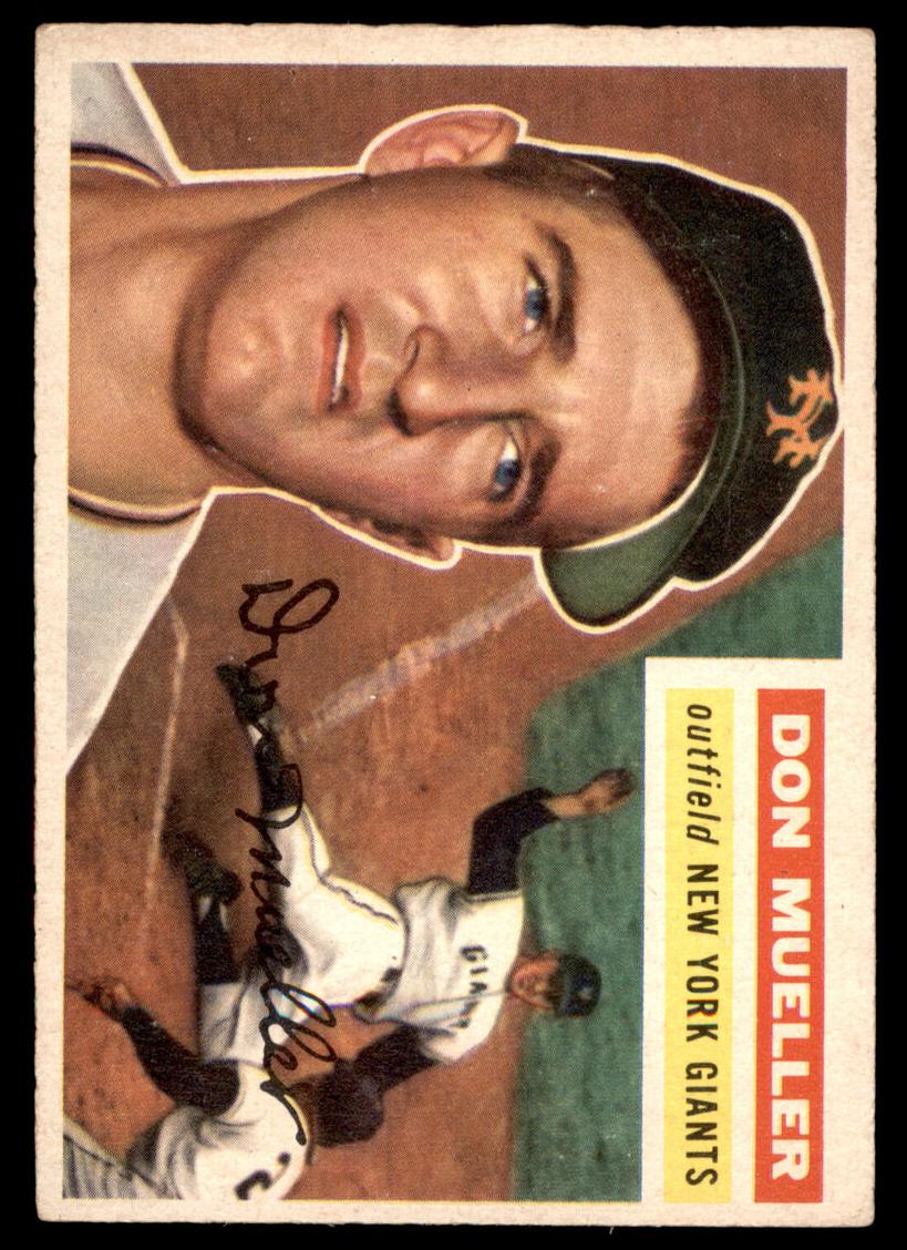 1956 Topps Baseball Don Mueller #241 PSA 6.5