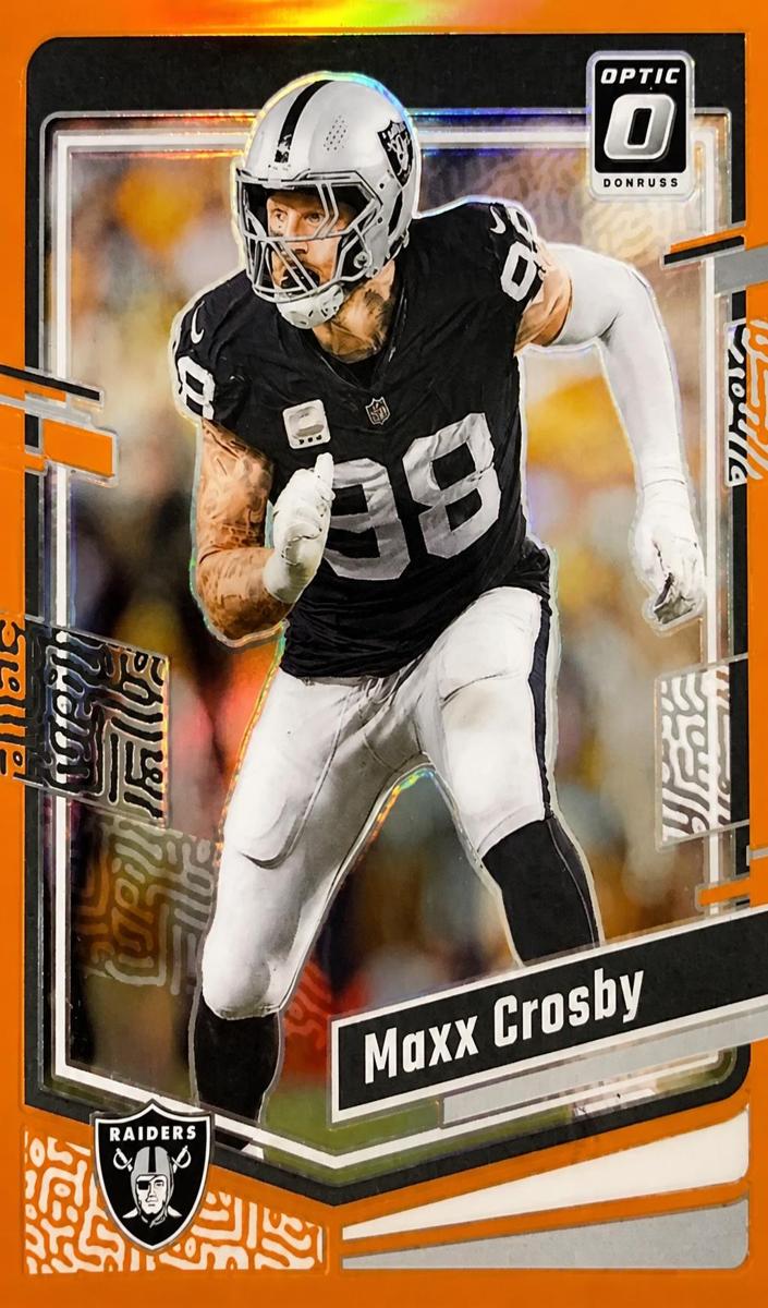 2023 Donruss Optic Football Orange Maxx Crosby #100