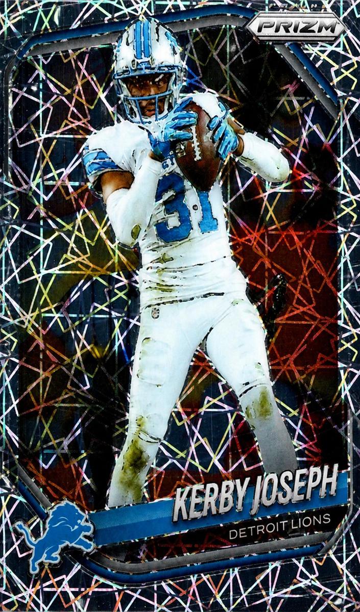 2025 Panini Prizm Football Lazer Kerby Joseph #41
