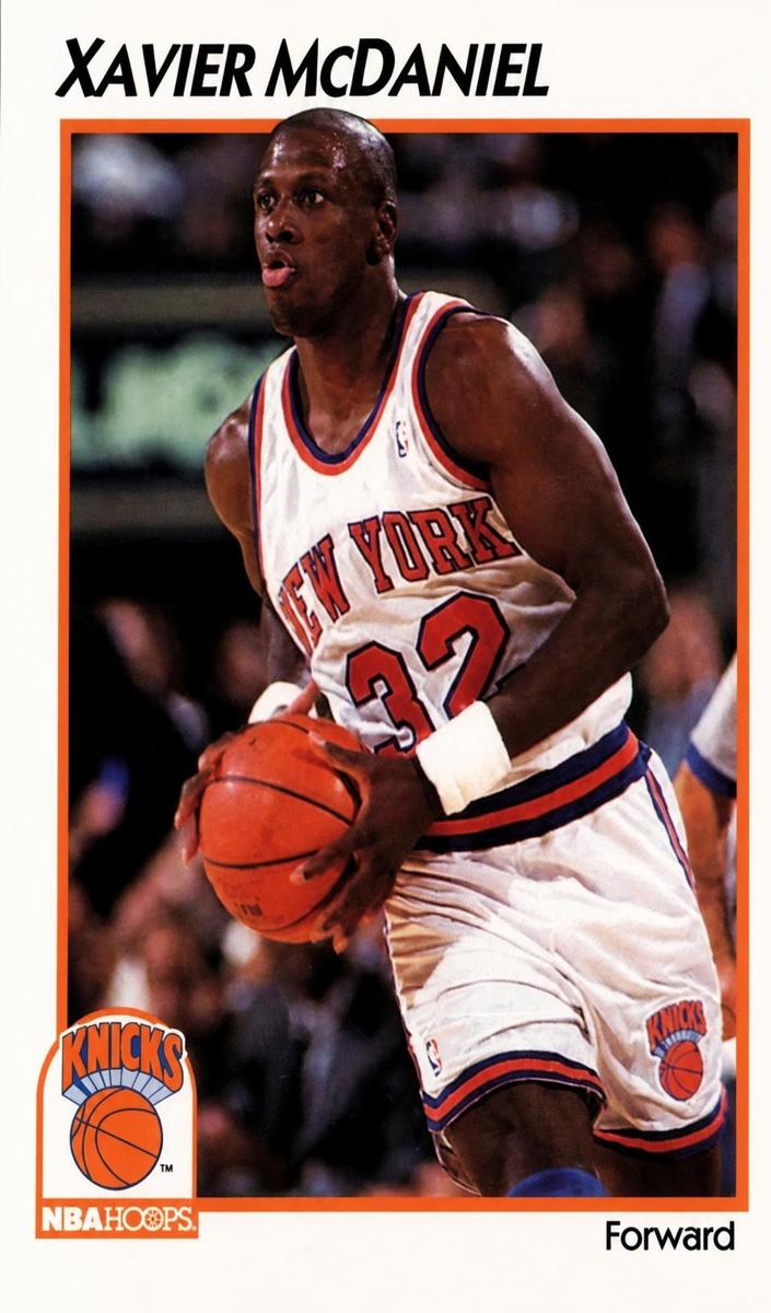 1991 Hoops McDonald's Basketball Xavier McDaniel #27