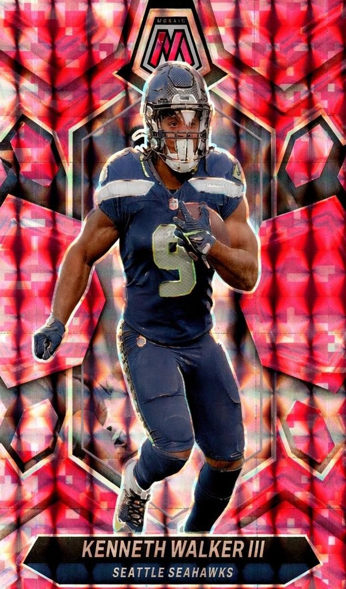 2024 Panini Mosaic Football Camo Pink Kenneth Walker III #198