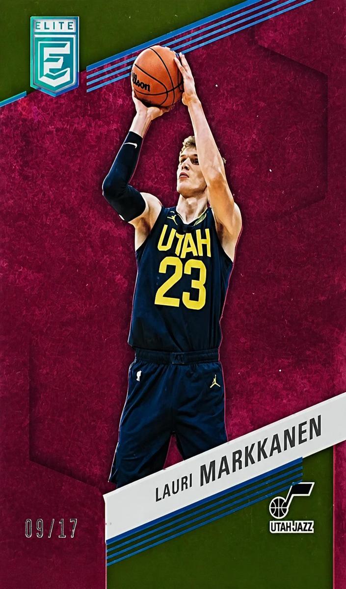 2022 Donruss Elite Basketball FOTL Pink Lauri Markkanen #55