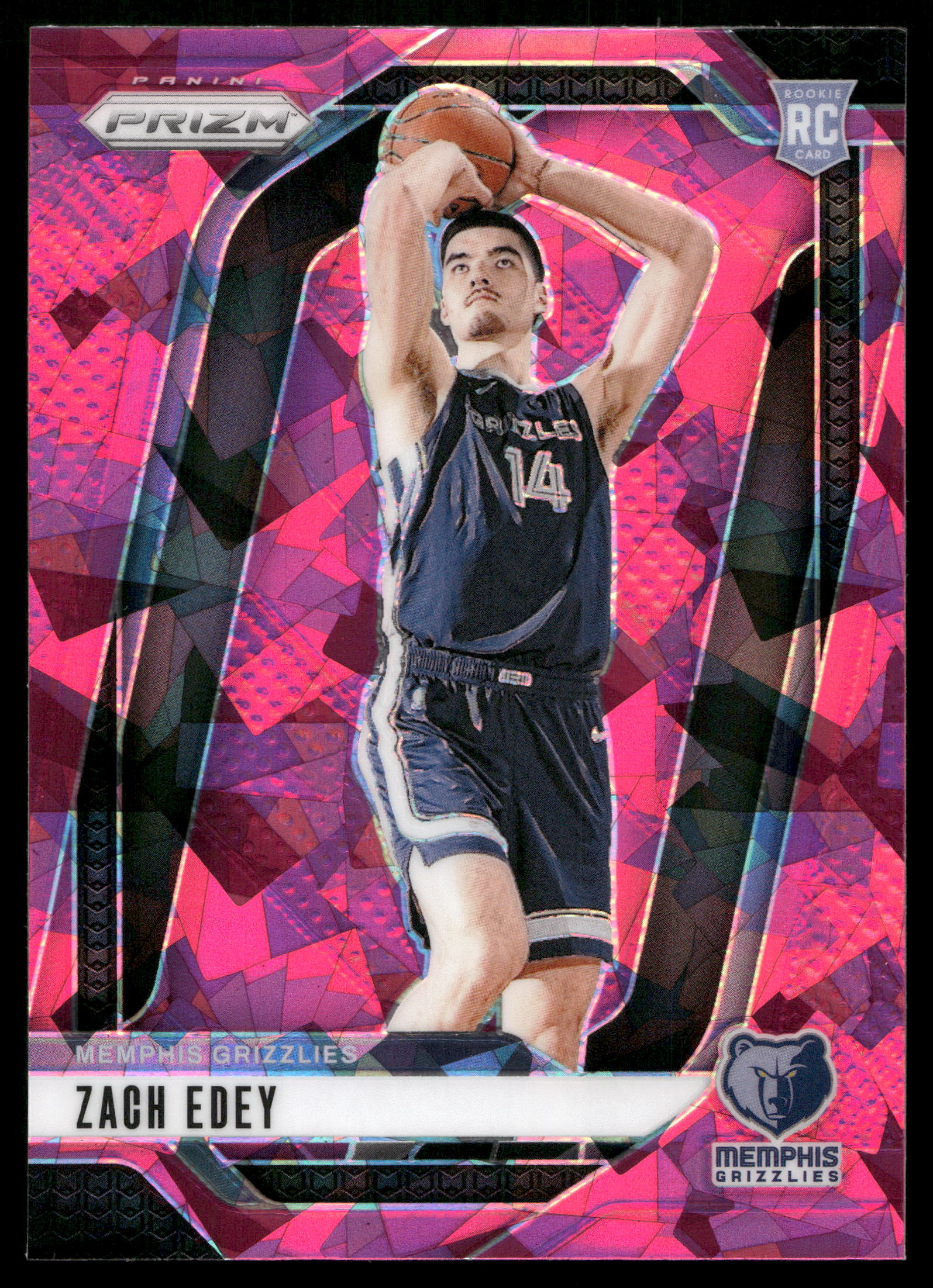 2024 Panini Prizm Basketball Pink Ice Zach Edey #249
