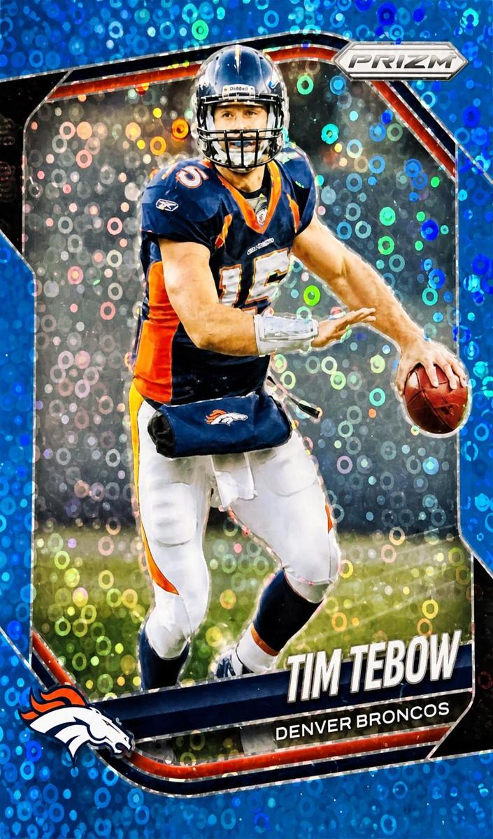 2025 Panini Prizm Football No Huddle Blue Tim Tebow #300