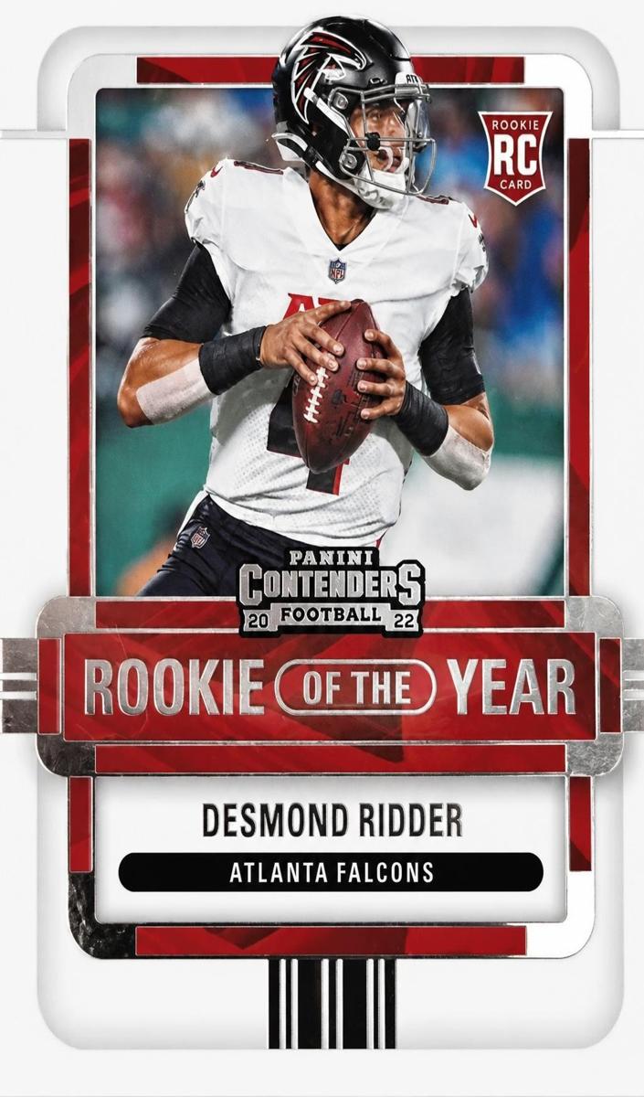 2022 Panini Contenders Football Desmond Ridder #ROY-DRI