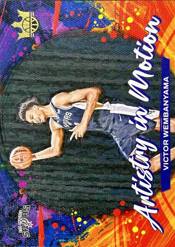 2023 Panini Court Kings Basketball Victor Wembanyama #12 PSA 9