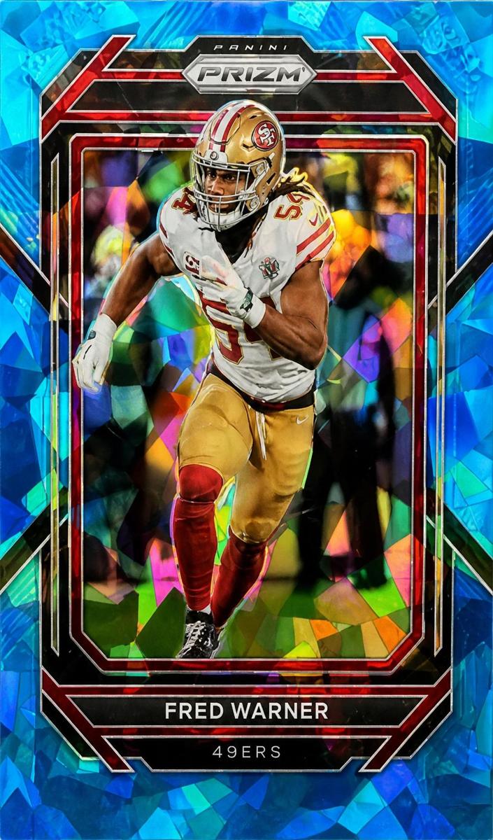 2023 Panini Prizm Football Blue Ice Fred Warner #270