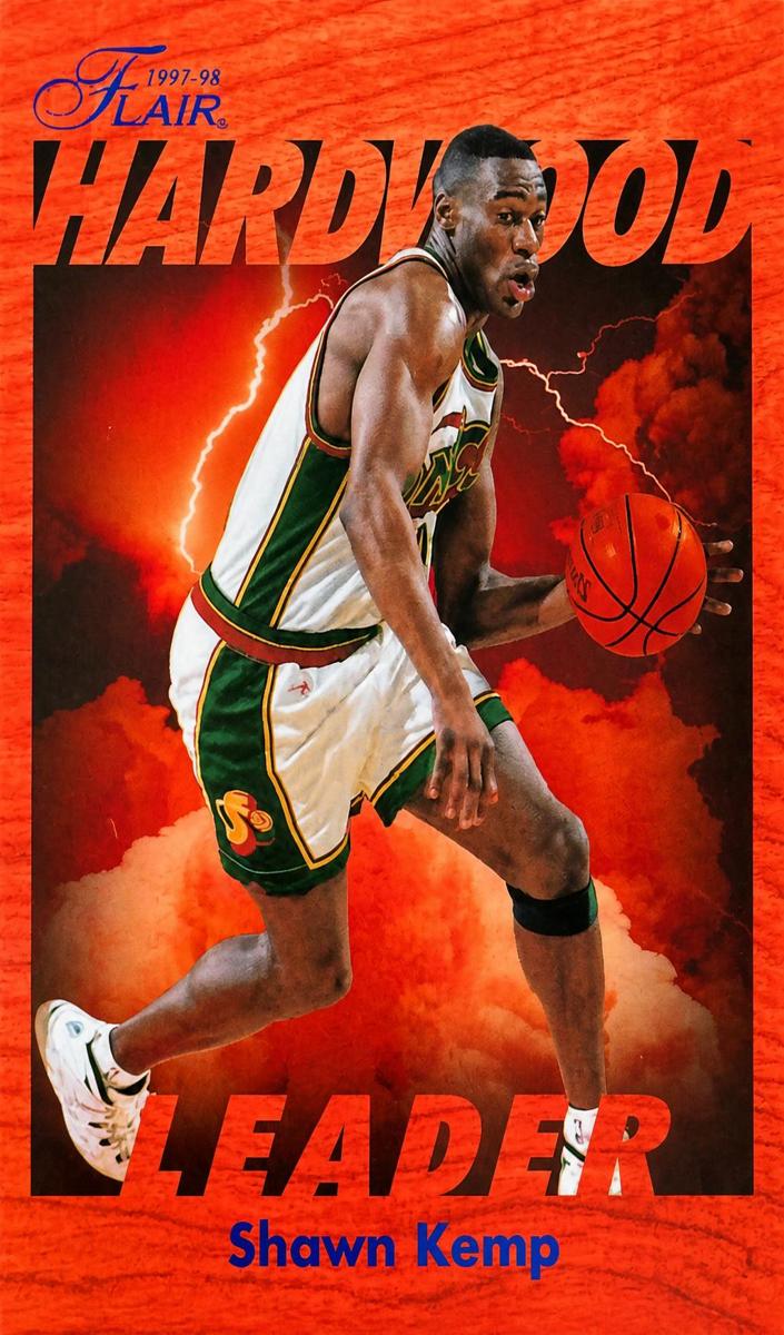 1997 Fleer Basketball Shawn Kemp #25 PSA 9