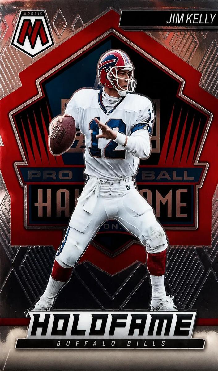 2022 Panini Mosaic Football Mosaic Jim Kelly #HF-19