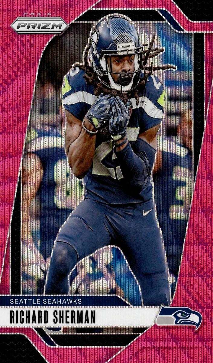 2024 Panini Prizm Football Pink Wave Richard Sherman #265