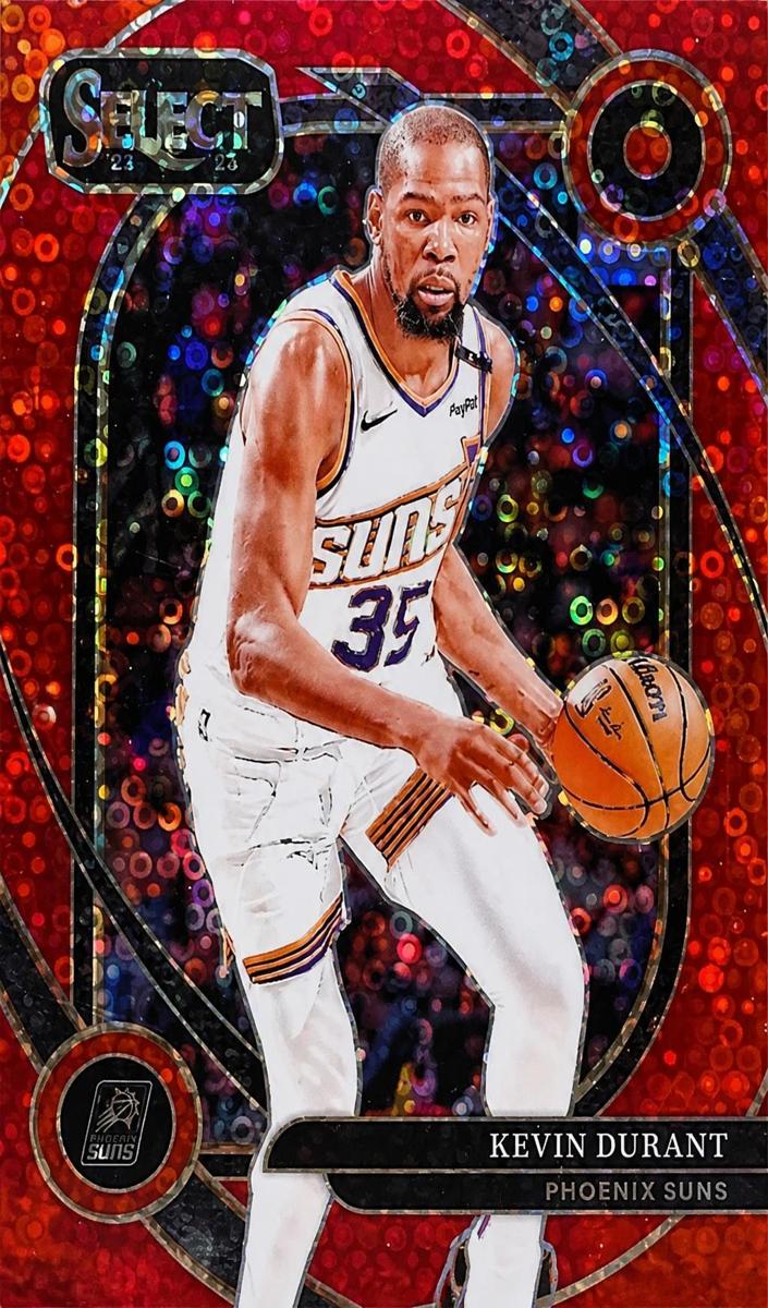 2024 Panini Select Basketball Red Disco Kevin Durant #242