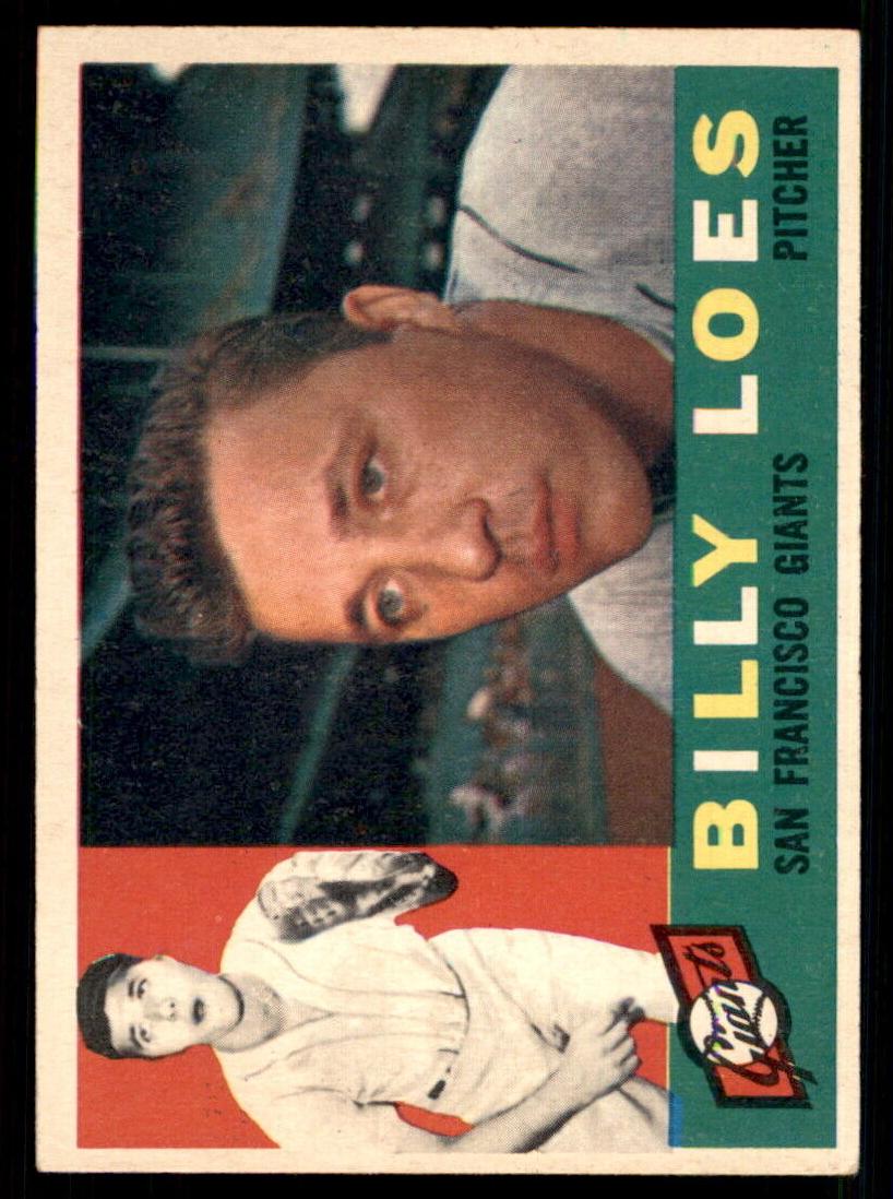 1960 Topps Baseball Billy Loes #181